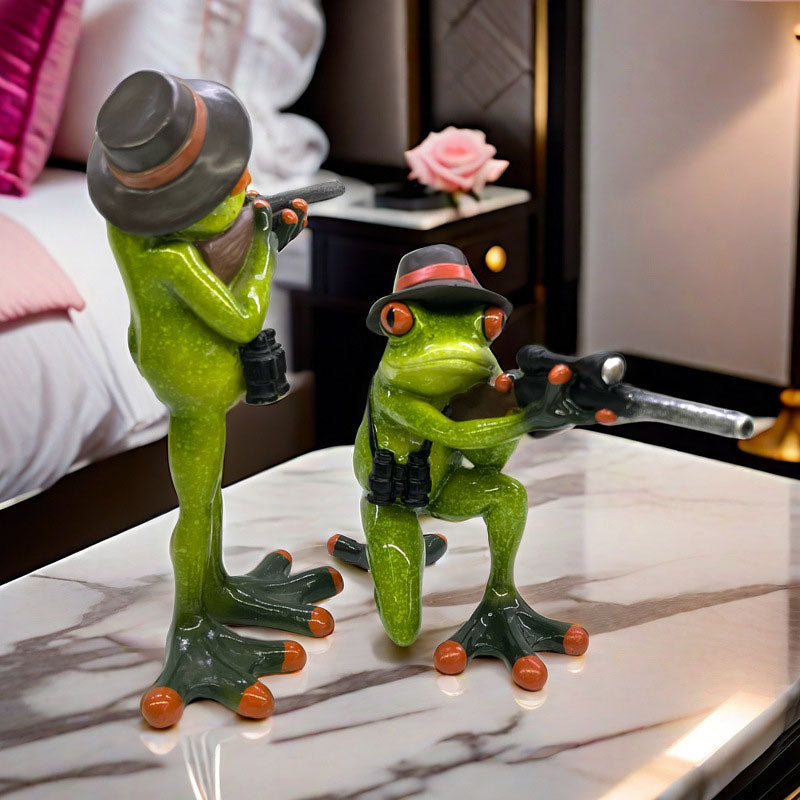 🐸🎯 Kikkerjager – Grappig figuurtje van een kikkerjager