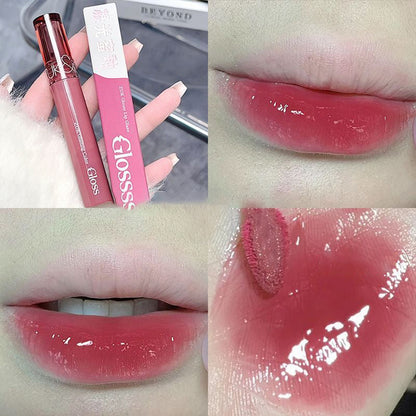 Glanzende lipgloss volledige kleur