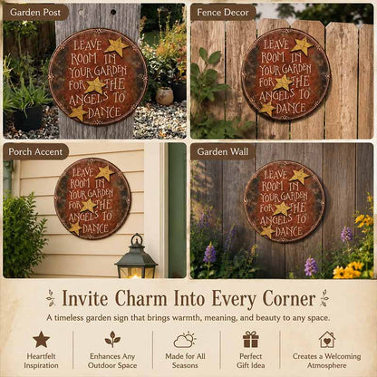 🌿 Leave Room in Your Garden Vintage Sign