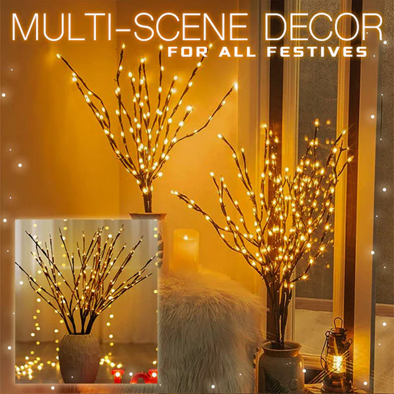 Decoratieve LED-verlichte takken (20 lampjes)