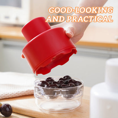 🍒Kersenontpitter: multifunctionele ontpitter met 7 gaten voor het maken van jam🍯