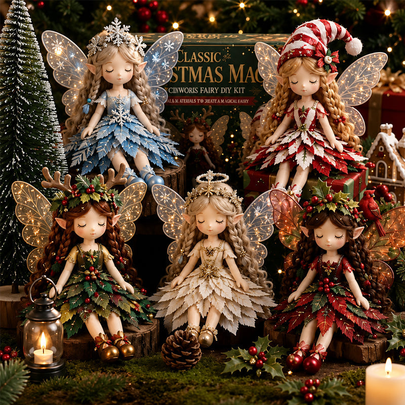 ✨ Kerstmagie Patchwork Fee DIY-pakket