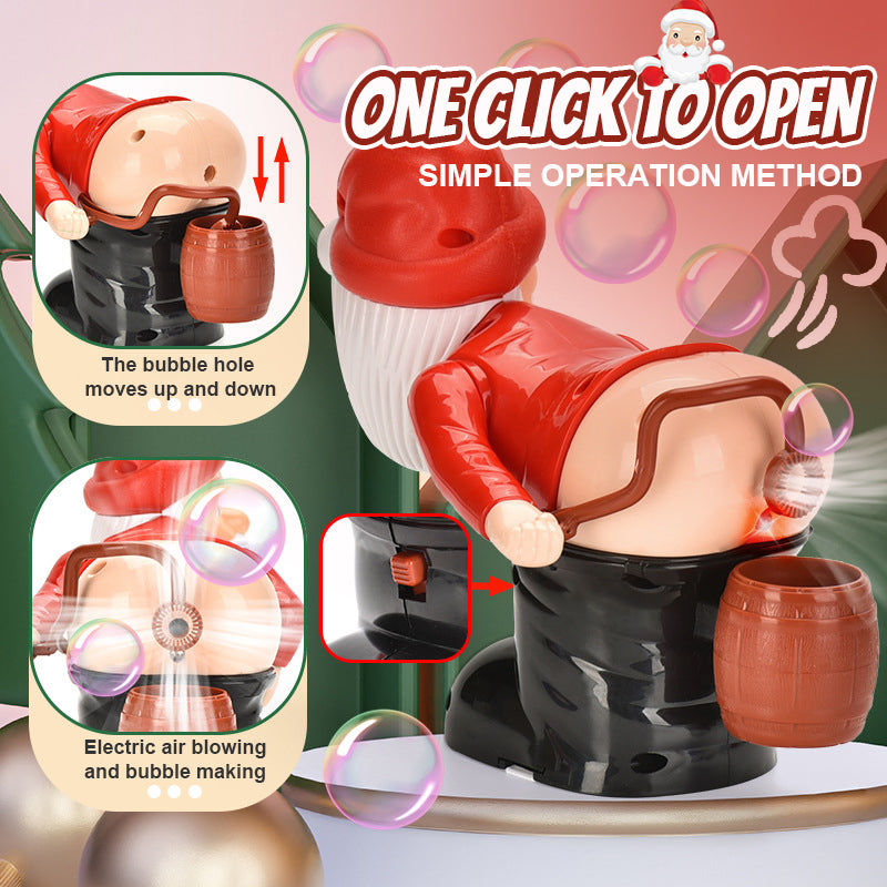Grappige Kerstman bellenblaasmachine(Bevat geen bubbelwater)