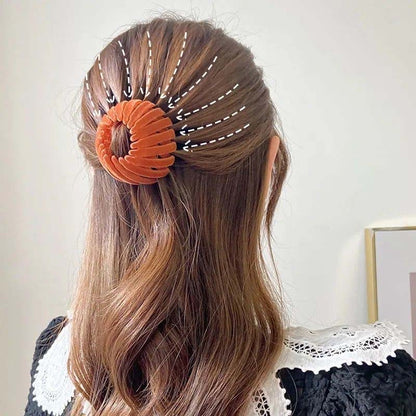 Lazy Hair Bun & Paardenstaartcli – Eenvoudig haaraccessoire voor een opgestoken kapsel in 10 seconden 🧸✨