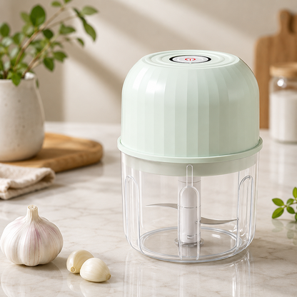 📢📢40% KORTING !! Draadloze Mini Elektrische Food Chopper – Snel, Stil & Super Handig! 🔪⚡