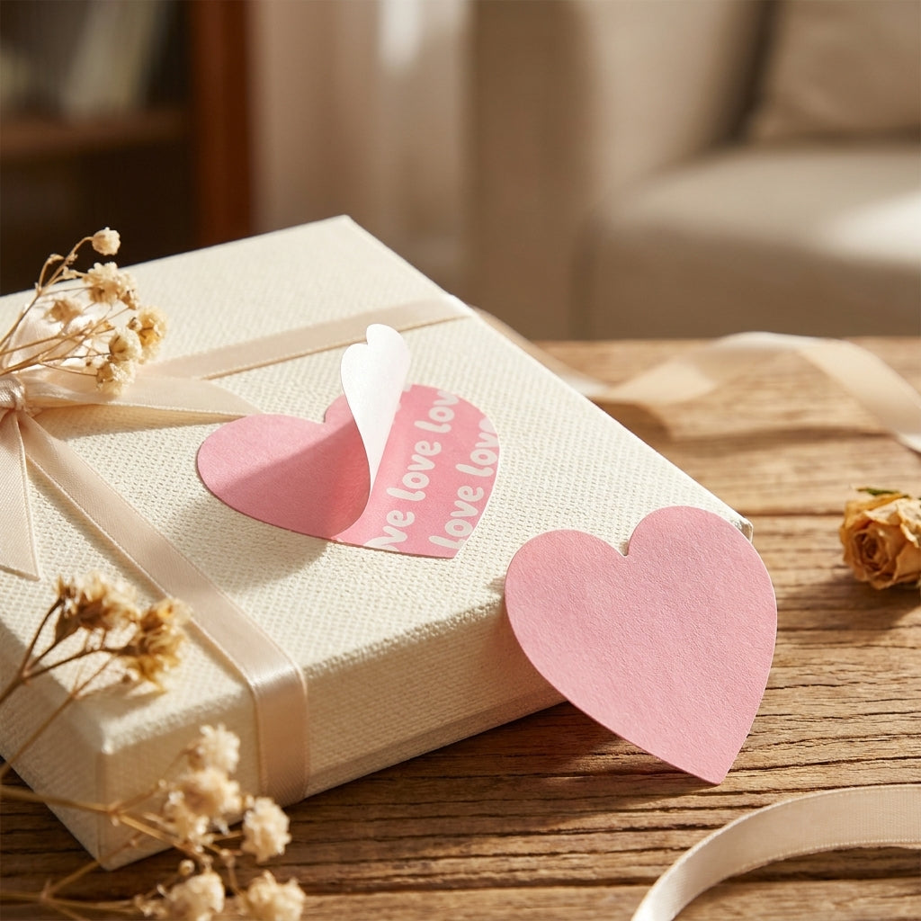 Laat Je Liefde Spreken met Hartvormige Sluitstickers! ❤️✨🎁Sticker met hartje