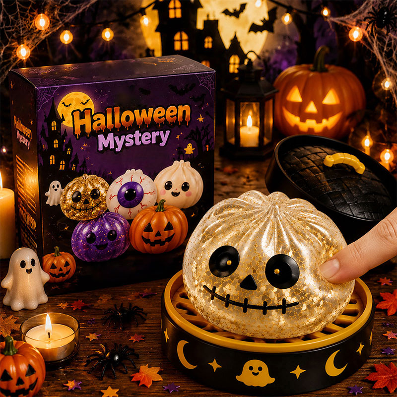 Halloween Verrassings Speelgoed Set – Schattig, Zacht & Leuk 🎃👻✨