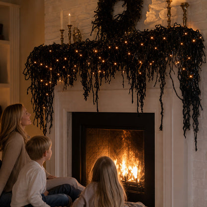 🎃 Spooky Chic: Halloween-decoratieset voor bij de open haard 👻
