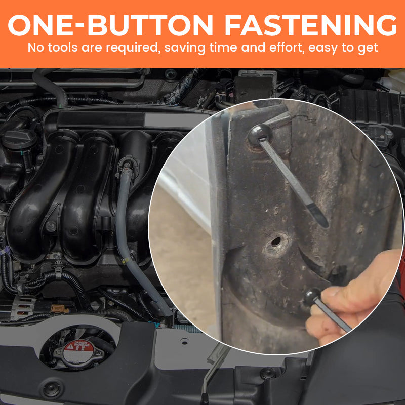 🚗 Instant Car Fix - 🔧 Nylon Universele Kabelbindersluiting - Voor het snel en veilig bevestigen van voertuigonderdelen!