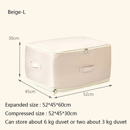 Compressiedekbed opbergtas met grote capaciteit
