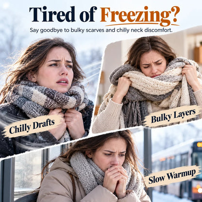 🧣✨ Grafeen Verwarmde Sjaal – Slimme Temperatuurcontrole