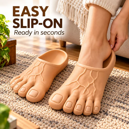 🤘Reusachtige, grappige teenslippers – Trek overal waar je loopt de aandacht en zorg meteen voor een lach!
