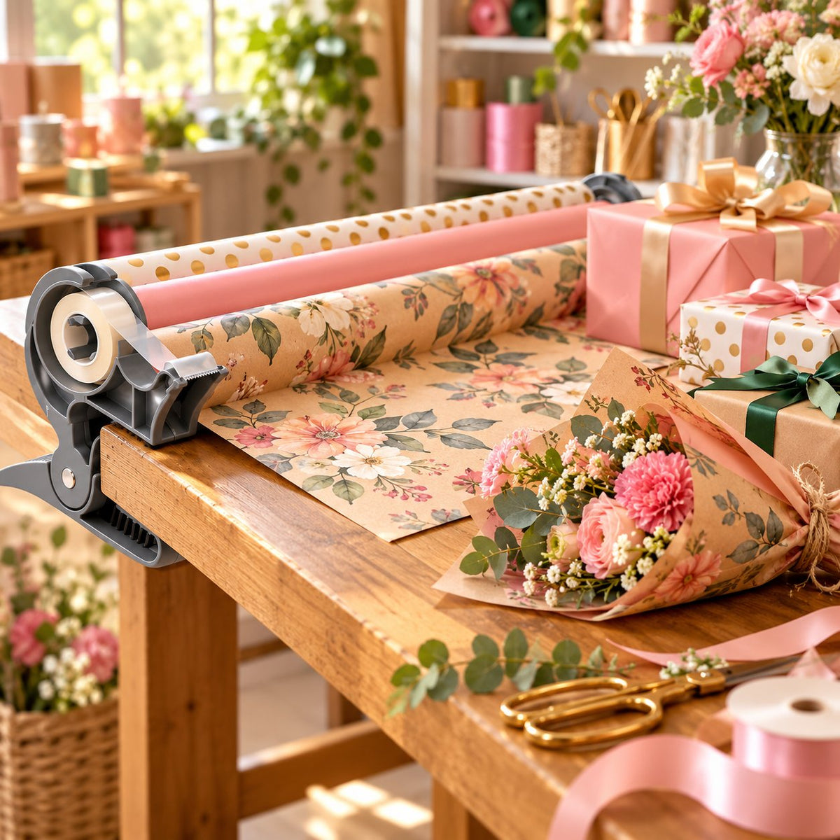 📜🎀 Inpakstation Set – Houd je Wrapping Netjes en Georganiseerd