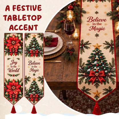 🎄💎 DIY Kerst Tafelloper – Laat Je Feesttafel Stralen! ✨