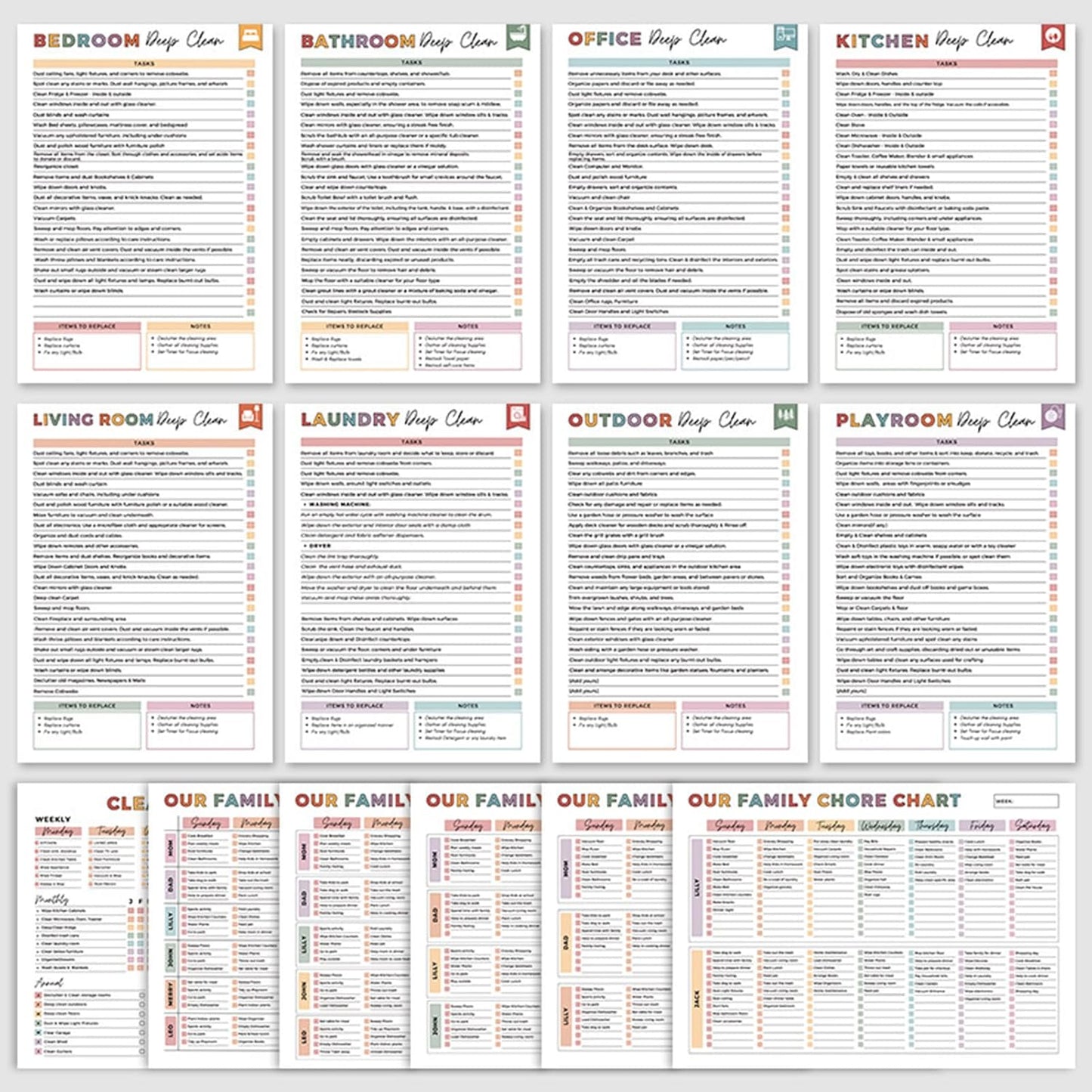 🔥🔥 ADHD-toolbox voor schoonmaken en opruimen — Huishoudplanner