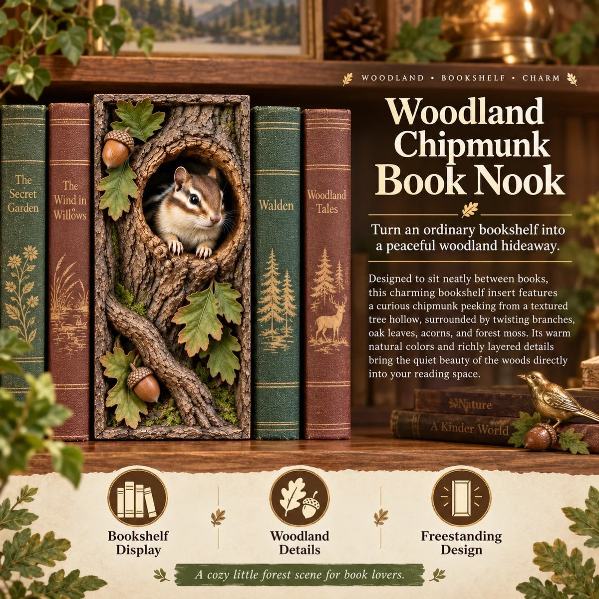 🐿️ Bosrijke Boekhoek – Een Klein Bosverhaal op je Boekenplank 🌲📚