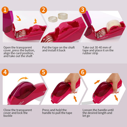 ✂️📦 Automatische Tape Dispenser – Pak In Met Eén Hand!