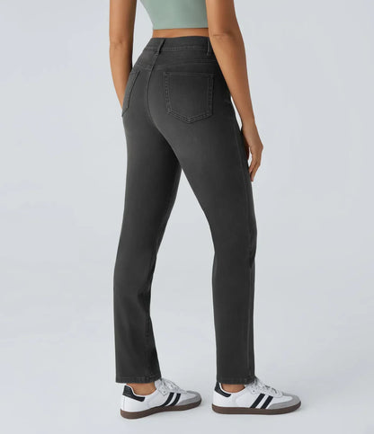 Lotte | Elastische en comfortabele broek met hoge taille