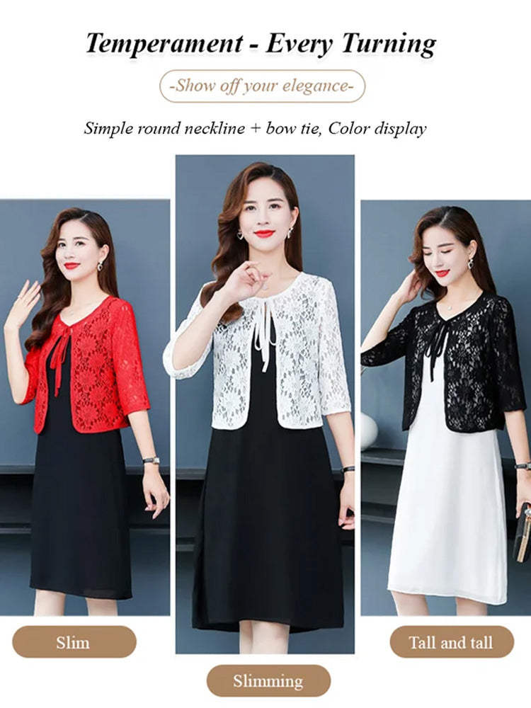 Uitgesneden Peplum Kant Bovenkleding