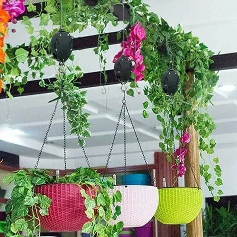 🌳 Intrekbare hefmand-tuinhaak
