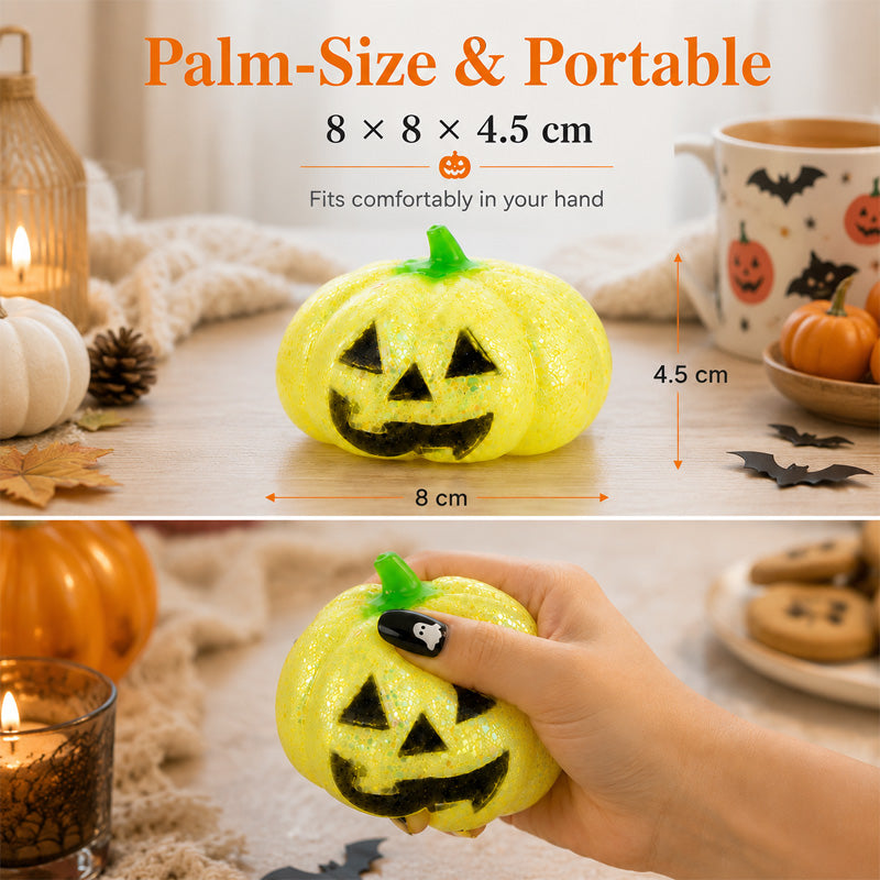 🎃 Schattige Glitter Stressbal – De Leukste Halloween Must-have! ✨🧡