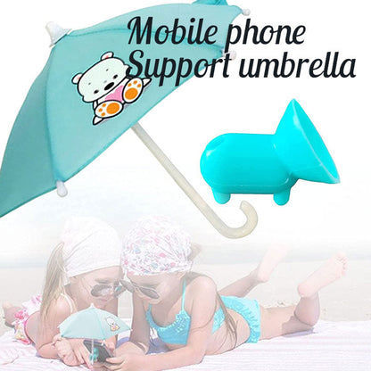 😎Telefoonparaplu met zuignap☂️