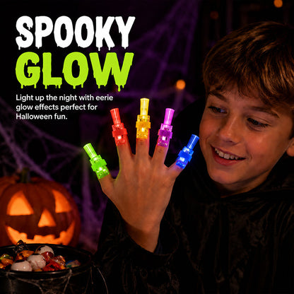 🎃 Halloween-vingerprojectielampjes – Griezelig plezier binnen handbereik
