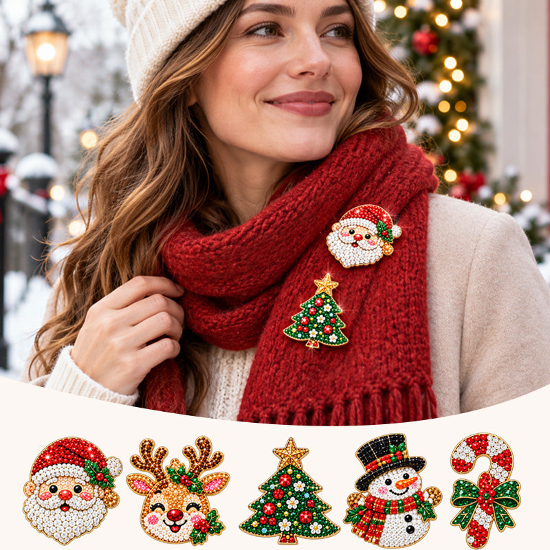 💎🎄 DIY Kerst Diamond Broche – Maak Je Eigen Feestelijke Sieraad!