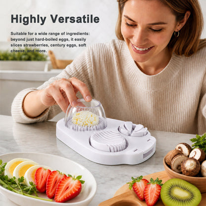 3-in-1 multifunctionele eier- en blokjessnijder – Perfect voor salades en garneringen 🥚🔪