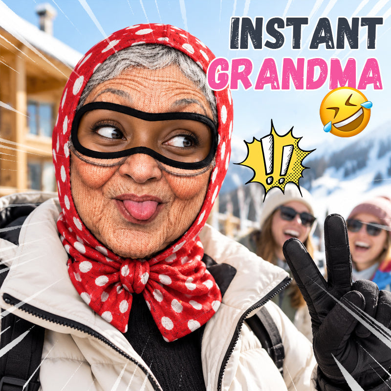 😂🎿 Grappige Oma Skimuts – Gegarandeerd Lachen op Elk Feestje!