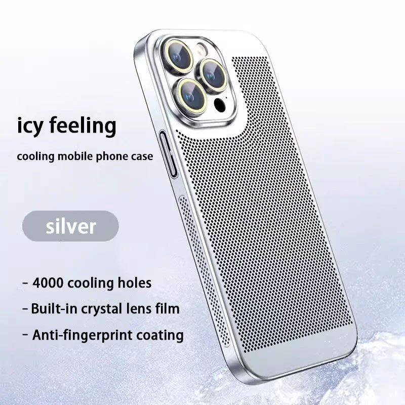 Galvaniserende telefoonhoes met warmteafvoer