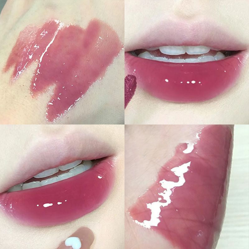 Glanzende lipgloss volledige kleur