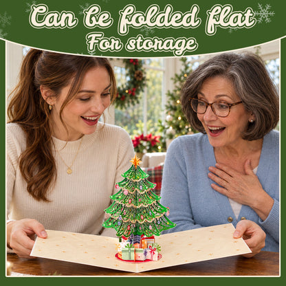 🎄🎁 3D Pop-up Kerstkaart – Unieke Papierkunst als Tijdloos Aandenken