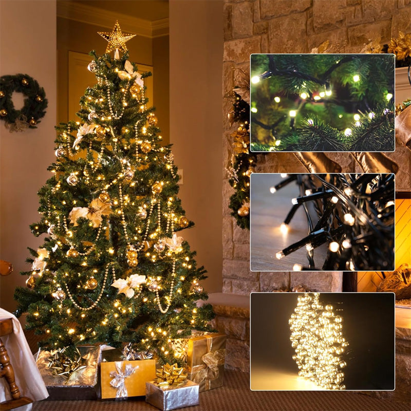 🎄LED Ring Vijfpuntige Ster Kerstboomverlichting 🎄