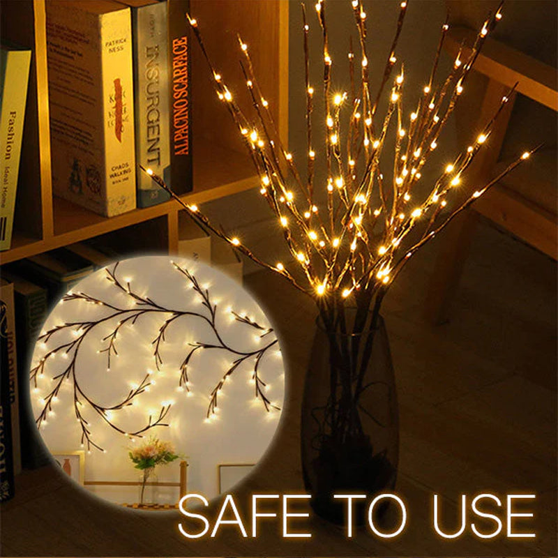 Decoratieve LED-verlichte takken (20 lampjes)
