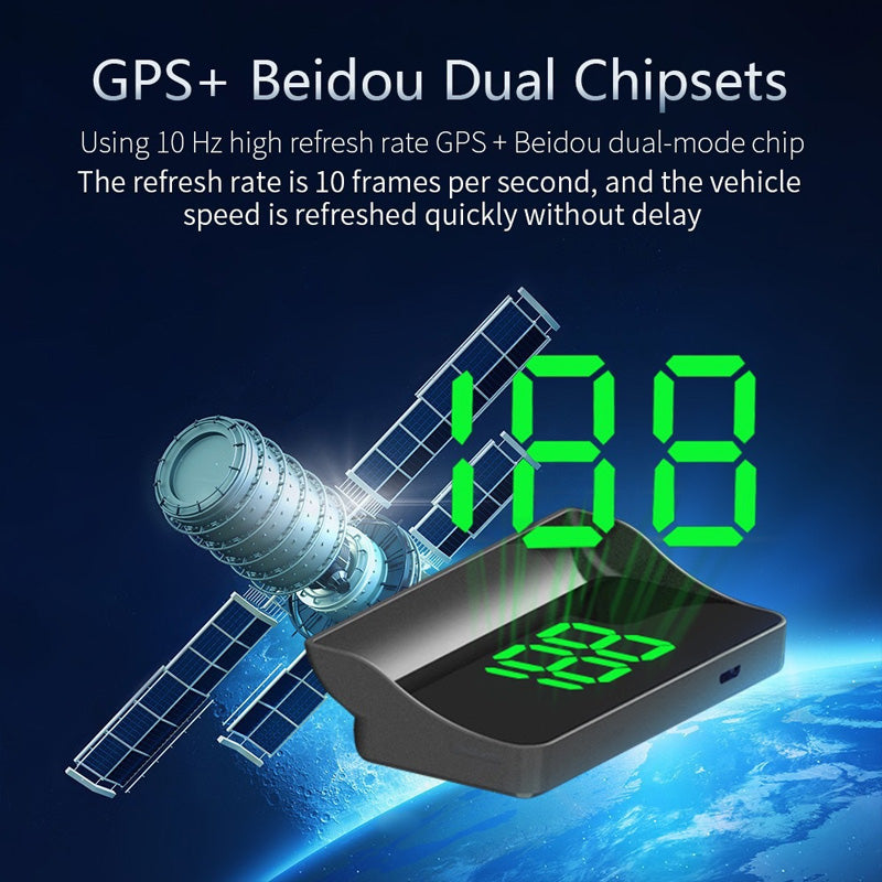 💥Escort voor veilig rijden💥Snelheidsmeter met head-up display🚗