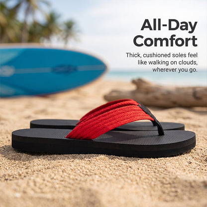 🏖️ Zomerse strandteenslippers voor heren: loop met stijl! 👣