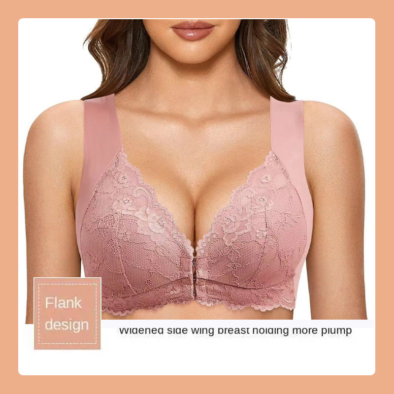 Voorste knoop dunne beha kant sexy lingerie