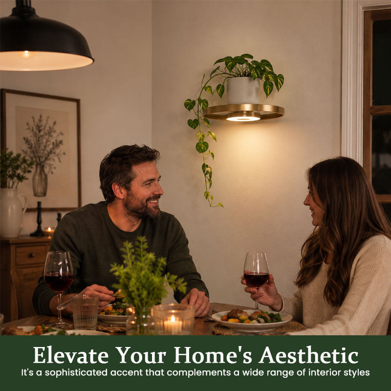 💡 De ultieme 2-in-1 zwevende LED-plank: geometrische wanddecoratie en zacht sfeerverlichting! 🌿
