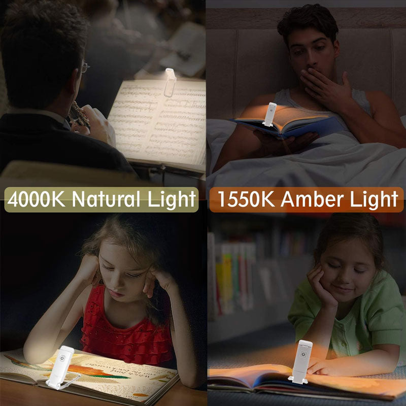 USB-oplaad Clip-on leeslamp