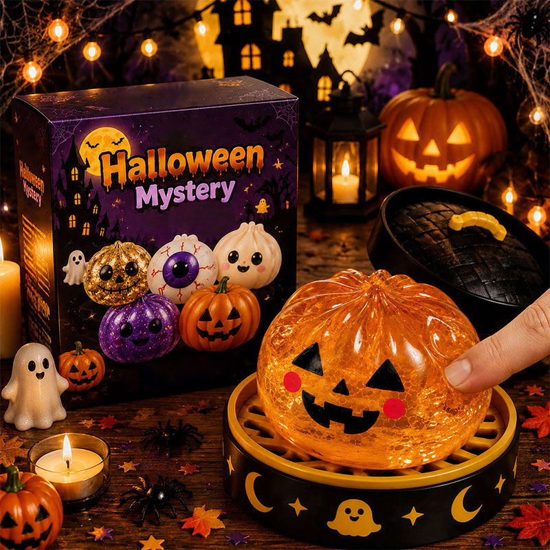 Halloween Verrassings Speelgoed Set – Schattig, Zacht & Leuk 🎃👻✨
