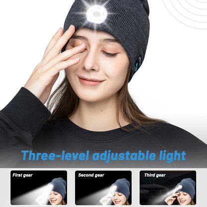 Bluetooth LED Gebreide Muts