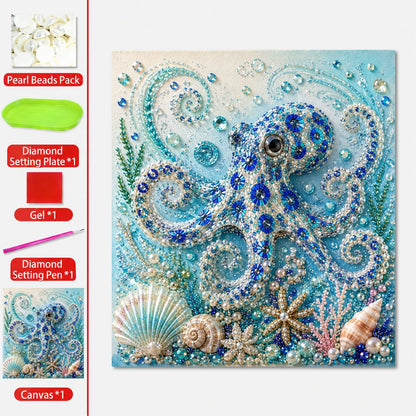 🌊✨ DIY-set ‘Parelkunst met oceaanthema’ – Ontspannend knutselproject om prachtige kunstwerken met een kustthema te maken