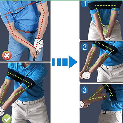 🏌️Golf Handledskorrigeringstränare& Armbandenset