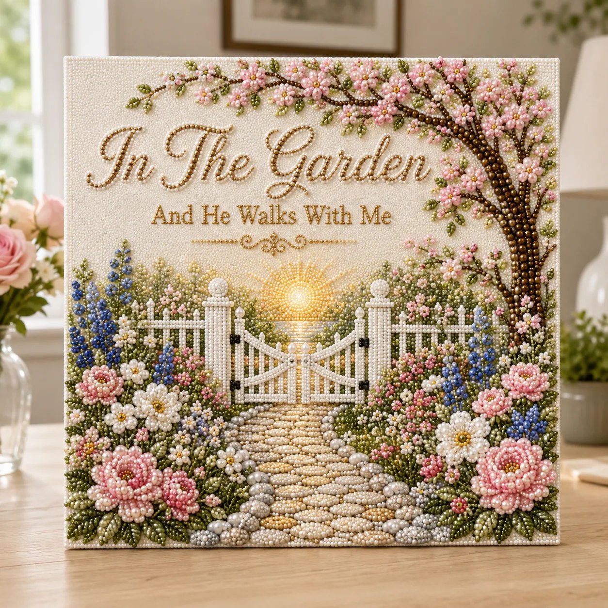 ✝️ Beginner-Friendly Sacred Hymn Pearl Art Kit Collection | Luxury Christian Hymn Artwork with Scratch-Resistant Non-Fading Pearl Beads DIY Faith-Inspired Decor 🙏✨