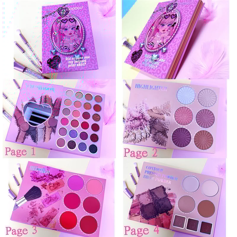 43 Kleuren Mode Oogschaduw Palette Boek