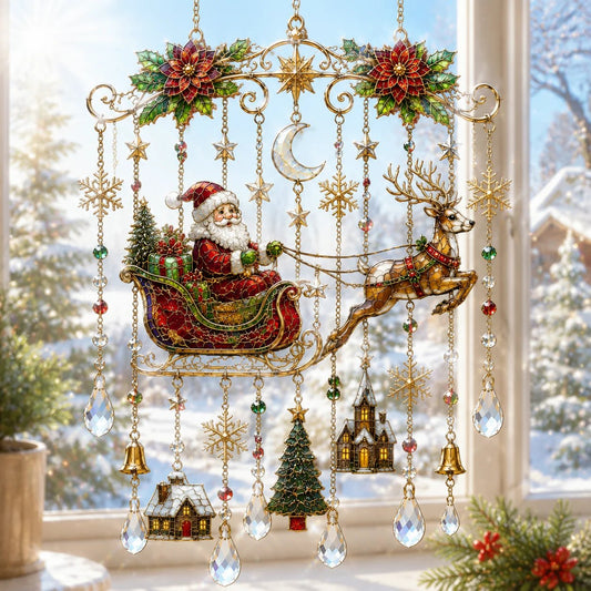 🌟 Elegant Christmas Glass Bell – Een Tijdloze Kerstdecoratie Vol Warmte! 🎄🔔