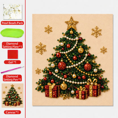 🧘Ontspannend en geschikt voor beginners - 🎨💎DIY-kerstpakket voor parel-diamantschilderij
