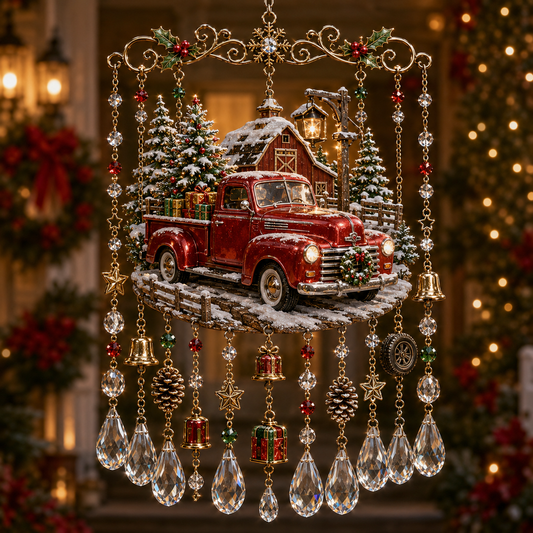 ✨ Kerst Windgong met Kristallen – Laat Jouw Huis Stralen Deze Feestdagen! 🎄💎