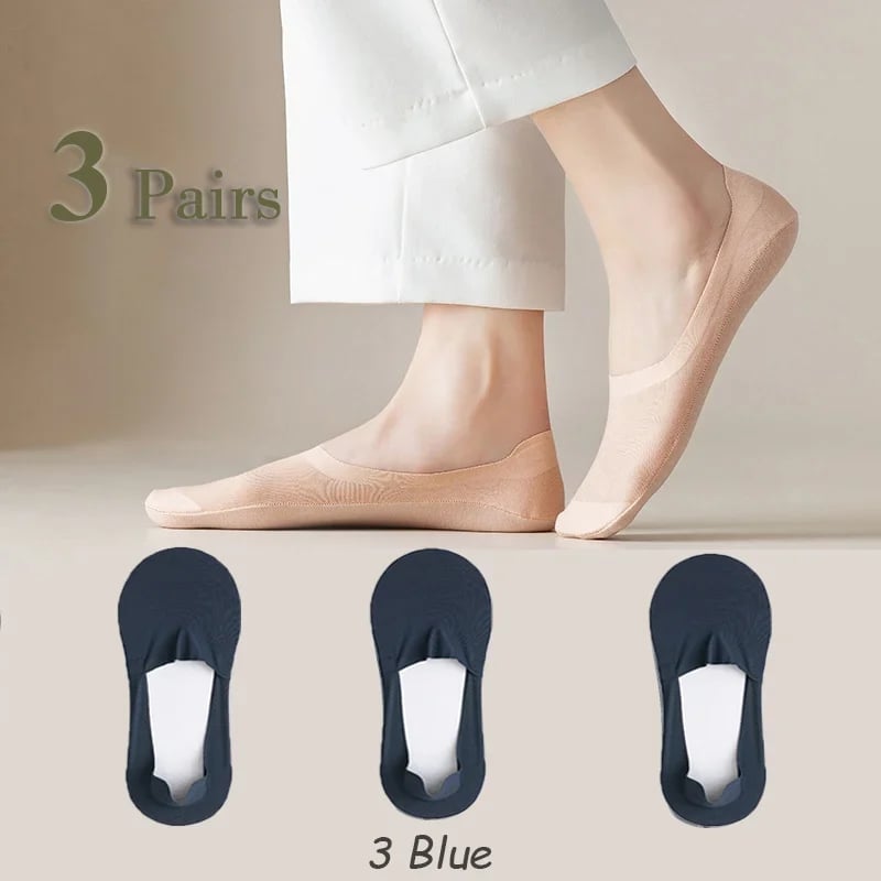 🔥Anti-slip dunne No Show Sokken